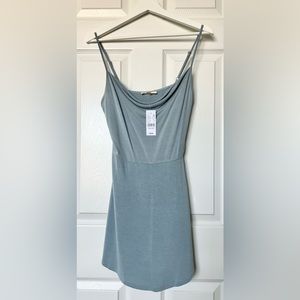 NWT Cowl Neck Blue Romper